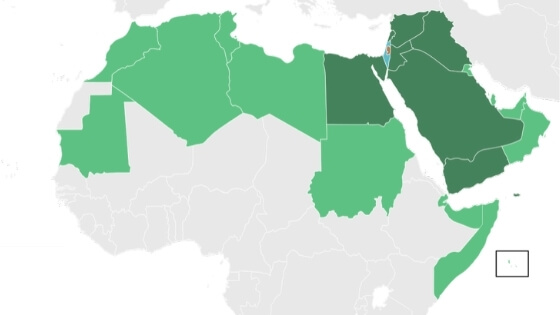 Arap İsrail Savaşları Haritası