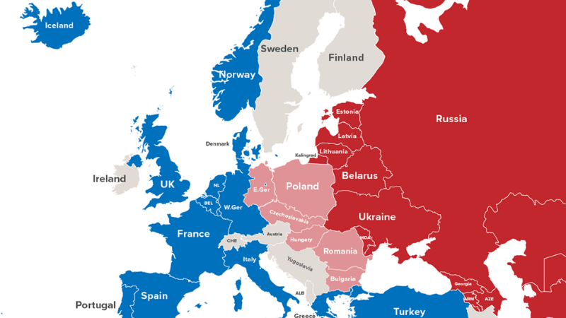 Varşova Paktı Harita